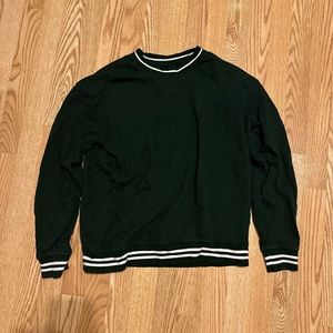 Simple vintage green crewneck | M